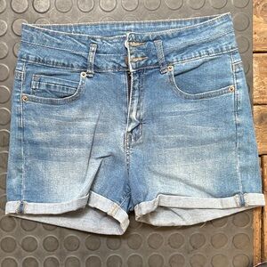 Classic Blue Denim Women's Shorts